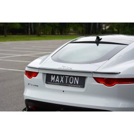 Накладка сплиттер на спойлер багажника на Jaguar F-Type